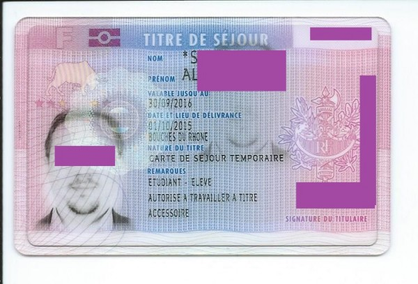Получение вида на жительство во франции документы для получения шенгенской визы в испанию